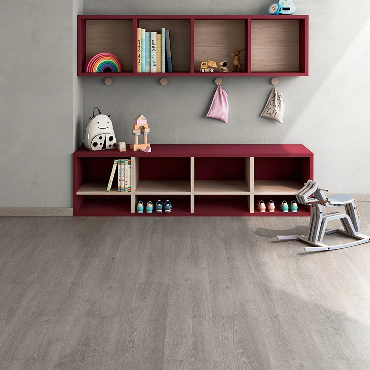 Gaia Victoria Waterproof Laminate installed in a room setting